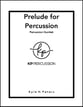 Prelude for Percussion Quintet P.O.D. cover